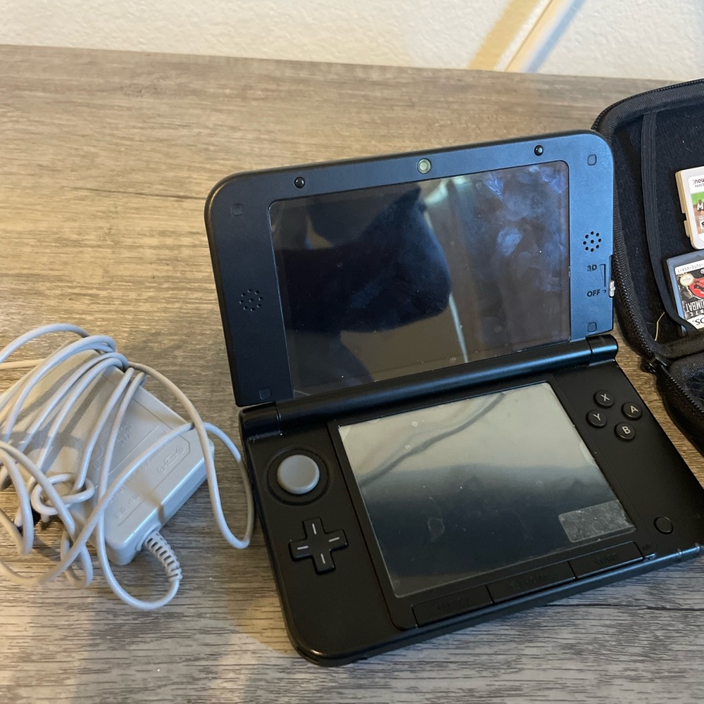 Nintendo Black 3DS XL Handheld Gaming System
